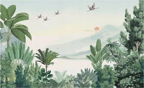 Fotótapéta Fali tapéta Hálószoba Nappali Trópusi oázis 416x254 Ragasztó