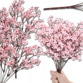 Rózsaszín művirág cseresznyevirág csokor váza dekorációhoz, 2 darab