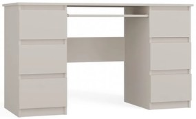 Kashar Kuba számítógépasztal, 130x76x51 cm, kasmír