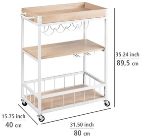 Zsúrkocsi 40x80 cm Rustico – Wenko