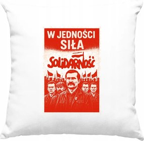 Wałęsa szolidaritási párna, fehér