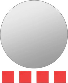 7 darabos kör alakú falitükör-készlet