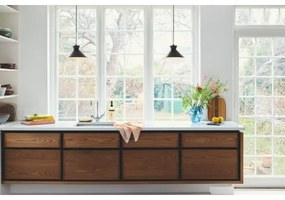 Nordlux - Csillár zsinóron DIAL 1xE27/40W/230V fekete