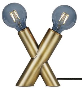 Markslöjd 108053 - Asztali lámpa SIMUL 1xE27/40W + 1xE14/40W/230V arany