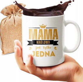 Kávés Bögre Anya Napi Nyomott Mintával Királynő Anya Ajándék 330 ML