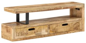 tömör mangófa TV-állvány (118-200) x 30 x 40 cm