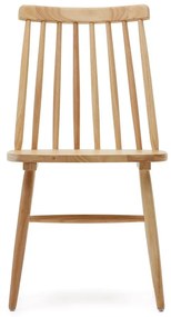 Natúr színű kaucsukfa étkezőszék szett 2 db-os – Kave Home