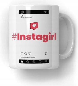 Bögre Instagirl Vicces Ajándék 18-99 Ajándék