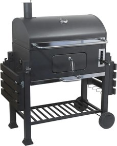 Royal Grande XXL fekete faszenes grillsütő - Cattara