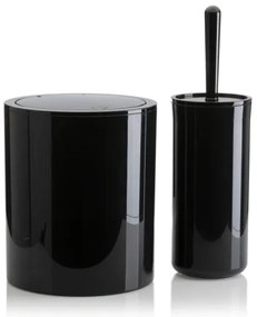 Fürdőszobai készlet CARMEN 5 db fekete