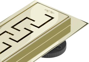 Mexen Flat 360° M15 forgatható vonalmenti lefolyó 90 cm, arany - 1524090-40