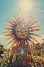 Poszter 61x91,5cm Napfény meditáció