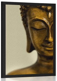 Poszter Buddha bronz feje