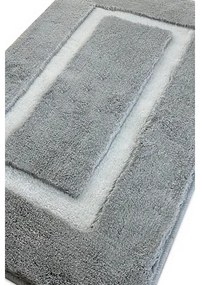 KÉSZLET 2x Fürdőszoba szőnyeg 60/100 cm szürke