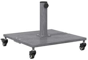 Kültéri Napernyő Tartók Sötét fa 45 x 45 x 31.5 cm Acél