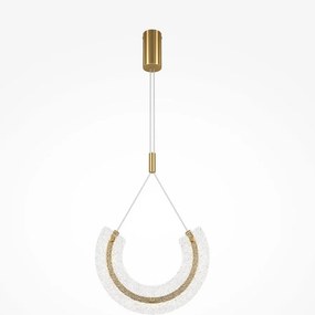 MAYTONI P091PL-L18G3K MAYA Glamour Függesztett Lámpa Átlátszó, Arany LED IP20