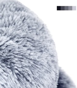 Kutyaágy, kerek macskaágy,S-es méretű, szürke | FEANDREA