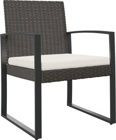 vidaXL 2 db barna polyrattan kerti étkezőszék