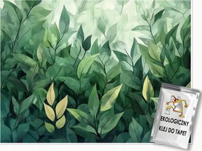 Fotótapéta Levelek Zöld Természet Hálószoba Nappali Konyha Tapéta 400x280