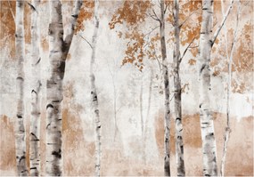 Fotótapéta Őszi nyír vinil erdő az otthonodban 520x318 +ragasztó