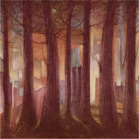 Matt fotótapéta Flizelin Falra Rejtélyes tájkép 250x250 Ragasztó