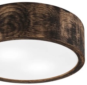 Fürdőszobai mennyezeti lámpa OAK SMOKY 2xE27/15W IP54, 27,5 cm, tölgy/barna