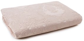 Bézs damaszt ágytakaró és párnahuzat szett 240x260 cm Beste – Mijolnir