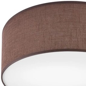 SIRJA mennyezeti lámpa 1xE27/60W/230V, 35 cm átmérő, barna