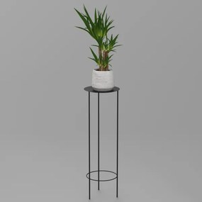 Virágállvány 100x32 cm fekete