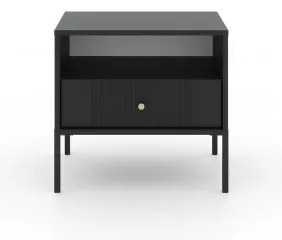 LUE fekete éjjeliszekrény