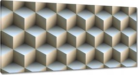 Festmények 115x55 3D kockák