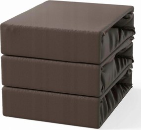 Gumis lepedő 120x200 Frottír barna