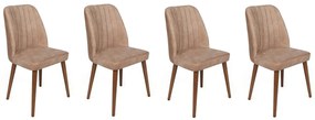 Alfa Beige étkezőszék szett, 4 db