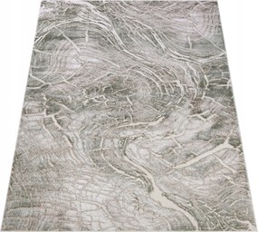 Komo Szőnyeg 120x170 Stílusos Modern fényes bézs zöld w28