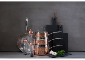 Rozsdamentes acél edény fedővel 1,55 l Minerva – Premier Housewares