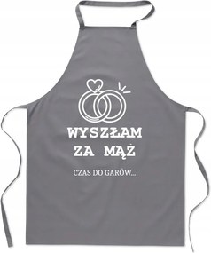 Konyhai kötény vicces Férjhez mentem Idő a garázsba..