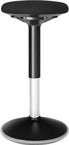 Irodai szék, ergonomikus szék, 56-81 cm magasságban állítható, fekete