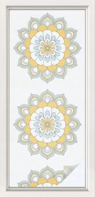 Furnér Ablakfólia Szélvédőre Adatvédelem Színes mandalák 50x116