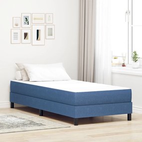 Ágy Matrac matracmal Kék 80 x 200 cm szövet
