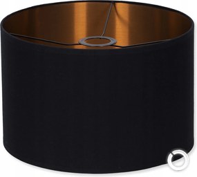 Lámpaernyő Közepes Fekete Réz foglalattal E14/e27