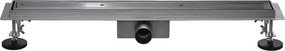 AREZZO design 2in1 800 mm-es rozsdamentes acél folyóka, gunmetal