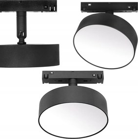 Mágneses Lámpa 14W 4000K Meleg Fényű Hatékony Fekete DDCX-005