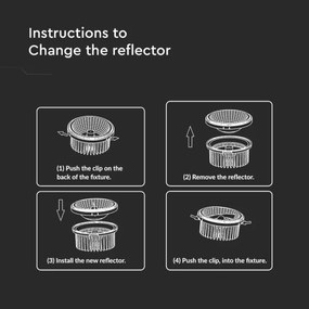 LED Beépíthető spotlámpa LED/20W/230V 6400K átm. 11 cm fényezett króm