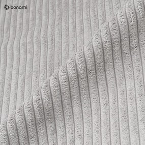 Világosszürke ágyneműtartós boxspring ágy 160x200 cm Lysa – Ropez