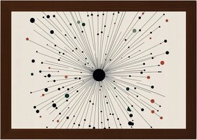 Poszter Keret Fa Grafika Geometria Absztrakt Nap 60x40