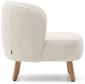 Krémszínű buklé fotel Ulit – Kave Home