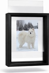 Képkeret kép 10x15 cm Float átlátszó, mdf dupla plexi