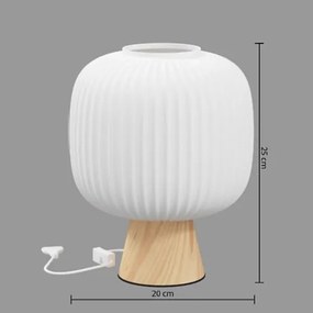 Atmosphera - Asztali lámpa TRAVIS 1xE27/25W/230V