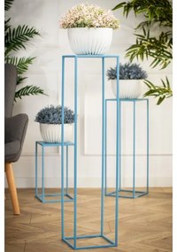 Virágállvány 100x24 cm kék
