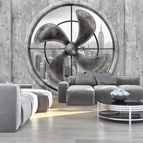 Fotótapéta - New York a propeller mögött (152,5x104 cm)
